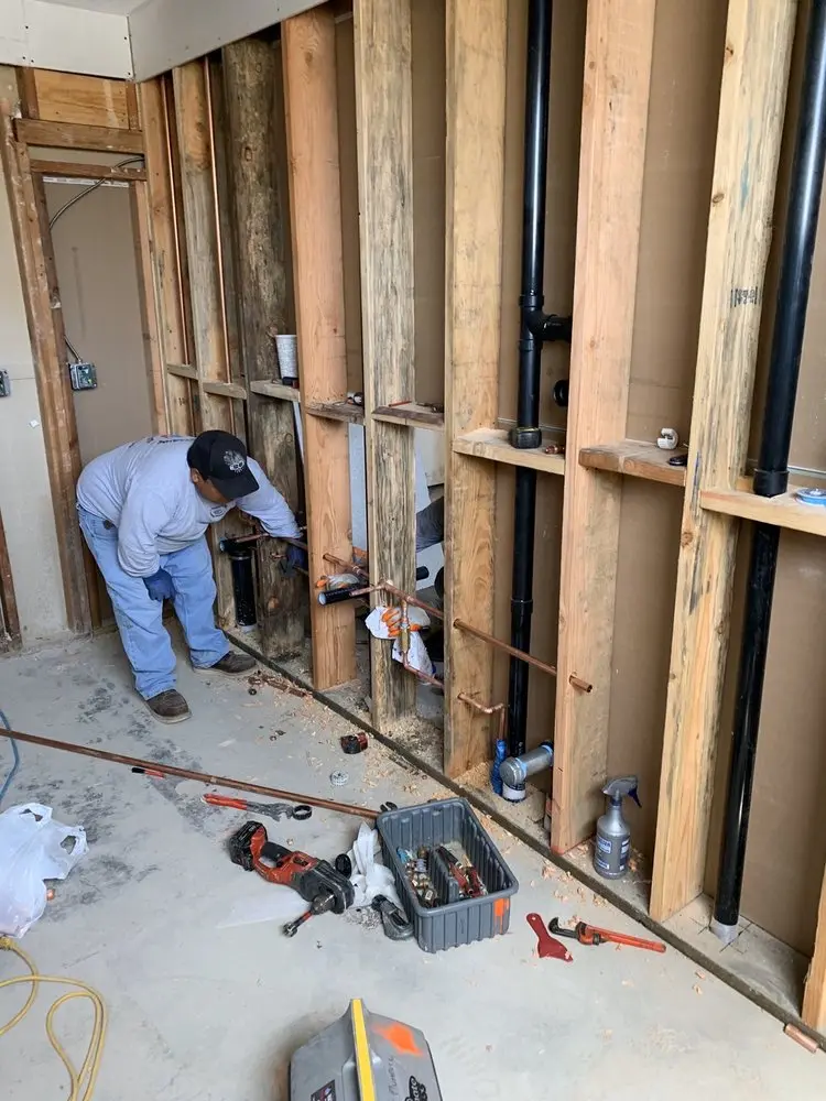Commercial rough-in plumbing for Water Heater Replacement in Lincoln Square
